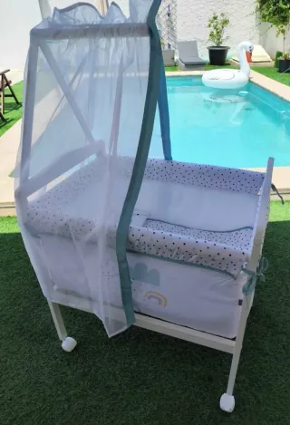 Minicuna Naf Naf con dosel