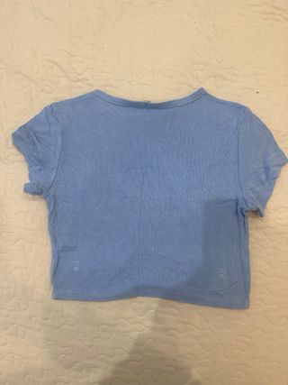 Top Zara Azul Talla L