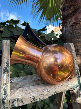 JARRA VINTAGE AlUMINIO ANODIZADO.