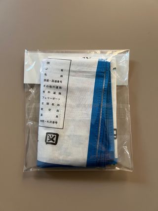 Pañuelo japonés Mapa Shikoku Nuevo