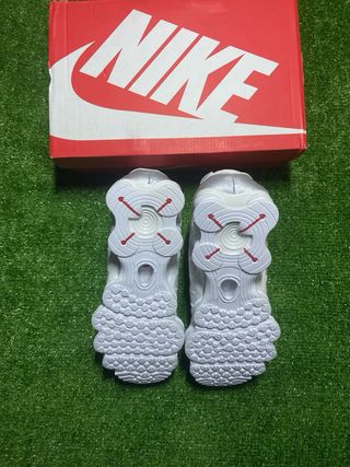 Nike Shox Blancos Plata