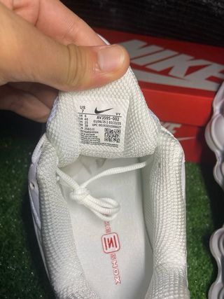 Nike Shox Blancos Plata