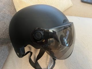 Casco Patinete Bicicleta ajustable negro