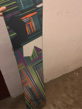 Tabla Snowboard Tijuana con Fijaciones