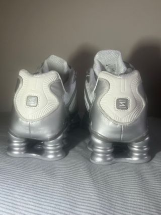 Nike Shox TL Blancas Plata
