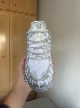 Nike Shox TL Blancas Plata