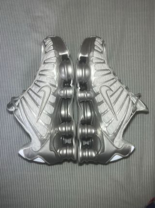 Nike Shox TL Blancas Plata