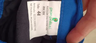 Dos pantalones de trabajo forrados