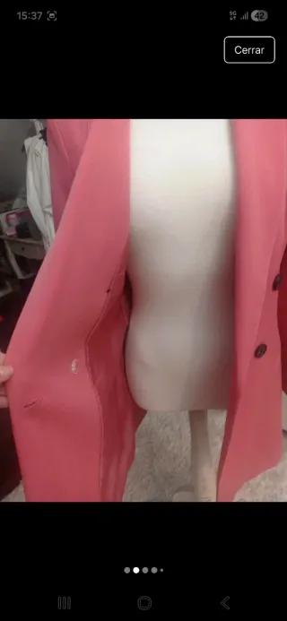 Blazer Vestido Stradivarius Talla XS