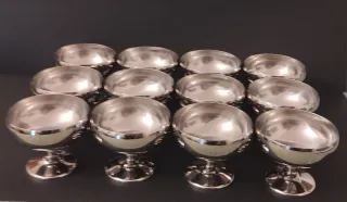 Coppe in acciaio inox per gelato o macedonia