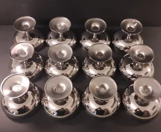 Coppe in acciaio inox per gelato o macedonia