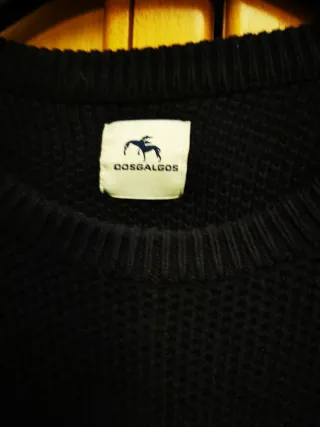 Jersey M Hombre Negro y Gris Talla S