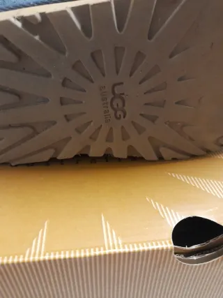 Botas UGG Azul/Gris con Lazos