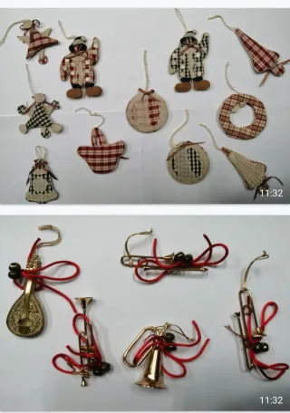 Pack 5 adornos Navidad instrumentos musicales, 11