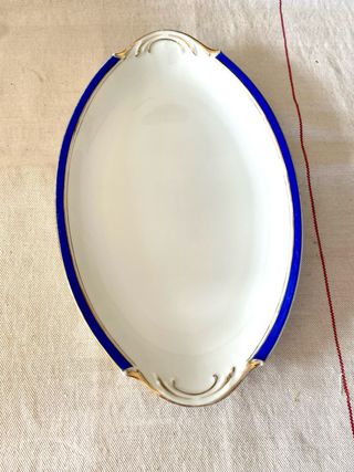 Fuente / Bandeja antigua LIMOGES France – 35x22 cm