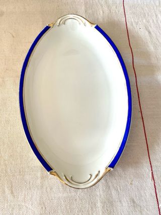 Fuente / Bandeja antigua LIMOGES France – 35x22 cm