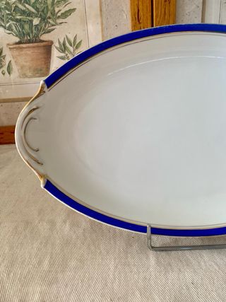 Fuente / Bandeja antigua LIMOGES France – 35x22 cm