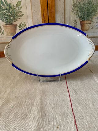 Fuente / Bandeja antigua LIMOGES France – 35x22 cm