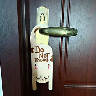 Toyvian - Letrero para puerta de 2 piezas, no mole