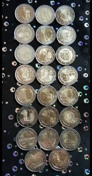 2 Euros Luxemburgo Varios Años