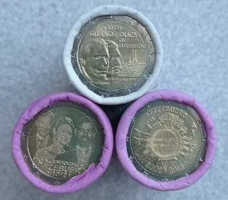 2 Euros Luxemburgo Varios Años