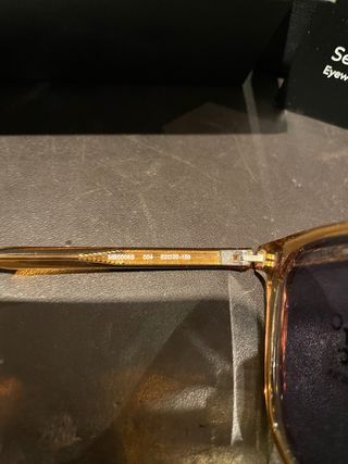 Gafas de sol Montblanc Miel/azul