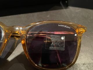 Gafas de sol Montblanc Miel/azul