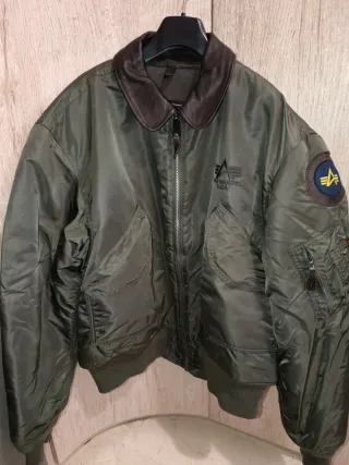 Chaqueta Alpha Industries CWU-45P Verde Militar