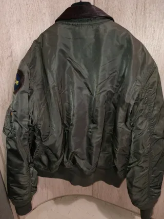 Chaqueta Alpha Industries CWU-45P Verde Militar