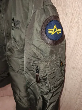 Chaqueta Alpha Industries CWU-45P Verde Militar