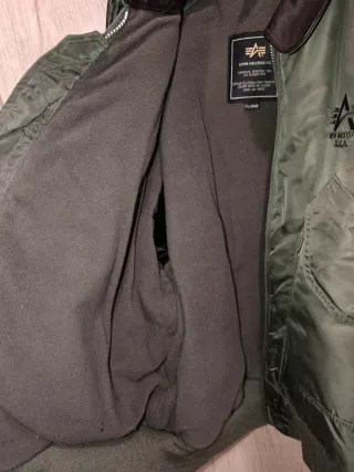 Chaqueta Alpha Industries CWU-45P Verde Militar