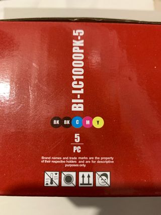 Tinta Brother LC1000PK-5 (5 Cartuchos)