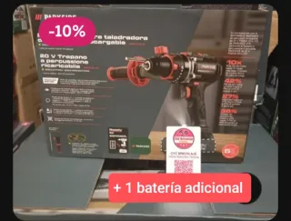 Taladro Parkside 20V completo + 1 Batería Adiciona
