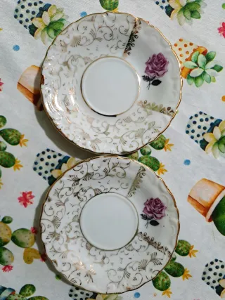 Set caffè Bavaria porcellana oro