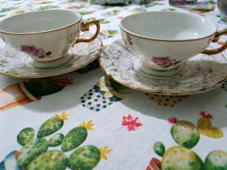 Set caffè Bavaria porcellana oro