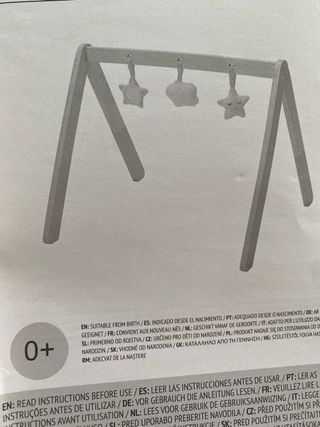 Gimnasio bebé madera