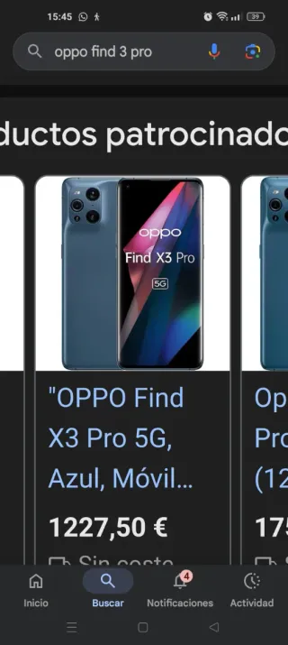Oppo Find X3 Pro 12+12GB RAM 256GB Blu