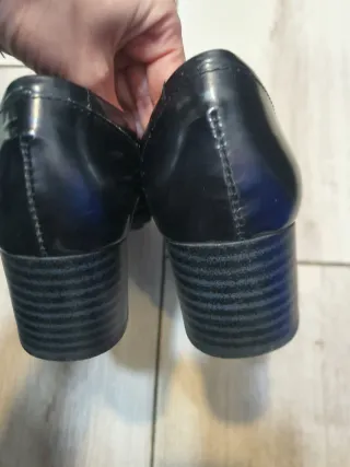 Zapatos Pitillos Tacon Talla 36 Negros