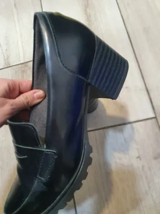 Zapatos Pitillos Tacon Talla 36 Negros