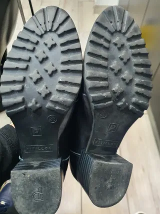 Zapatos Pitillos Tacon Talla 36 Negros