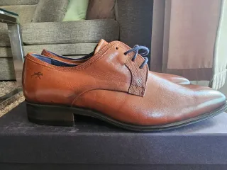 Zapatos Fluchos Piel Marrón Talla 41