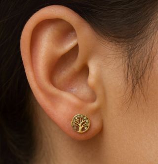 Pendientes Oro 9k Árbol de la Vida