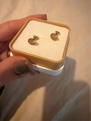 Pendientes Oro 9k Árbol de la Vida