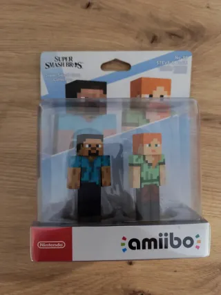 Amiibo Super Smash Bros. Steve & Alex