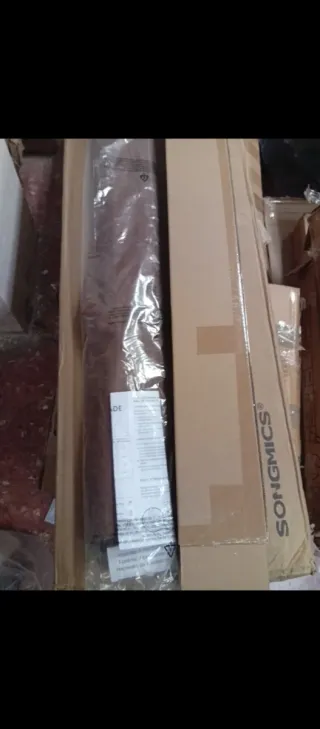 Estor romano de tela marrón