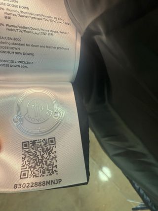 Chaqueta Moncler x Batman Negra