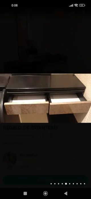 BUREAU + ESPEJO+ 2 ESTANTERÍAS + CUBRERADIADOR