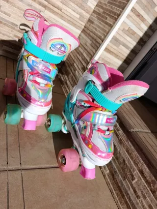 Patines Infantiles 4 Ruedas Unicornio