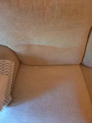 Sofá de 2 plazas beige