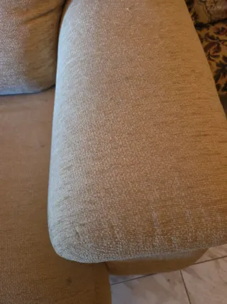 Sofá de 2 plazas beige